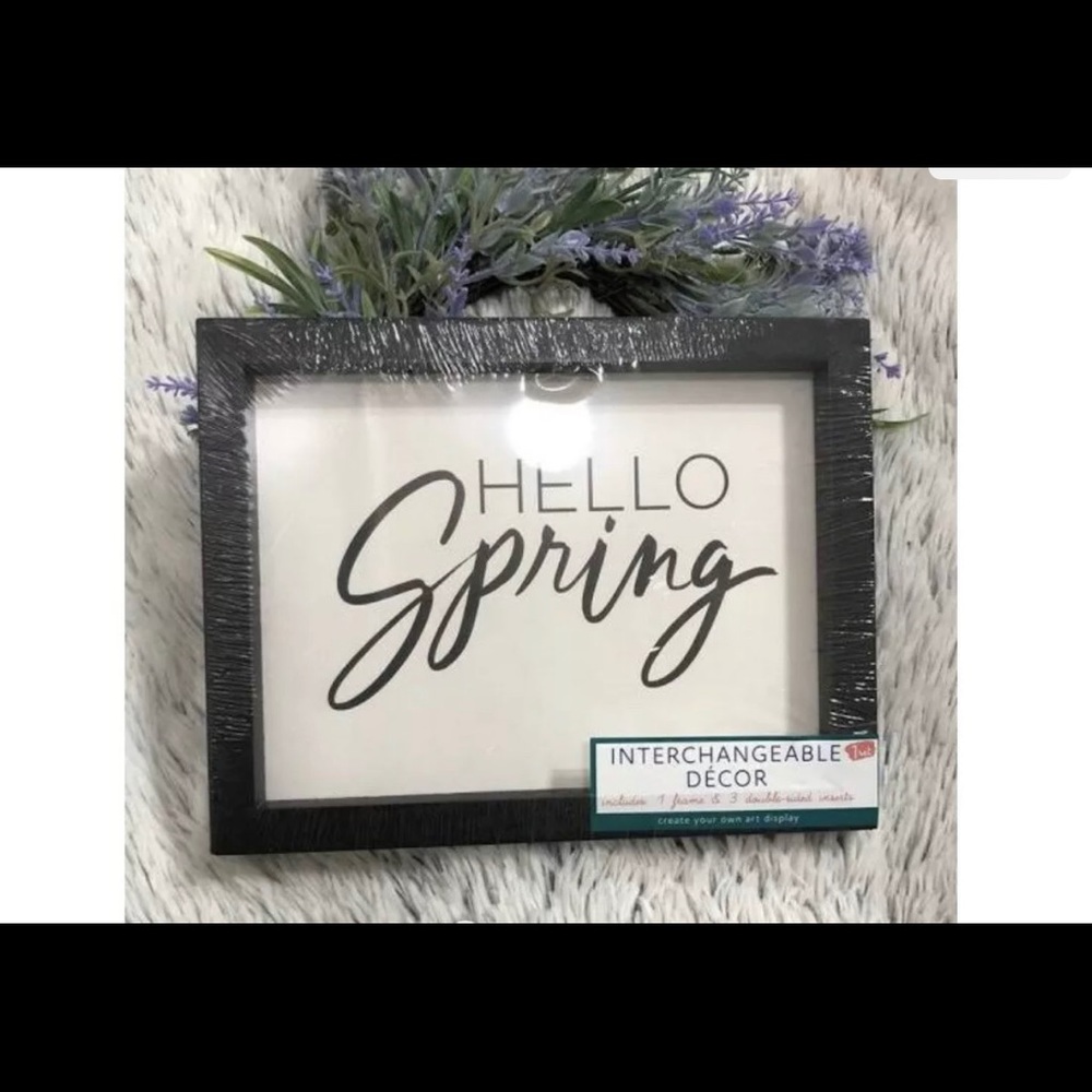 Hello interchangeable decor frame. - Picture 3 of 4